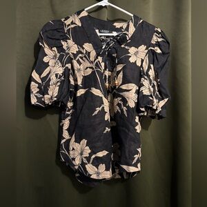 Lauren Ralph Lauren Linen Top Women's size XS